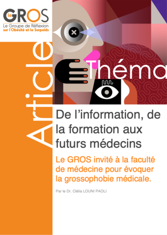 Article De l’information, de la formation aux futurs médecins