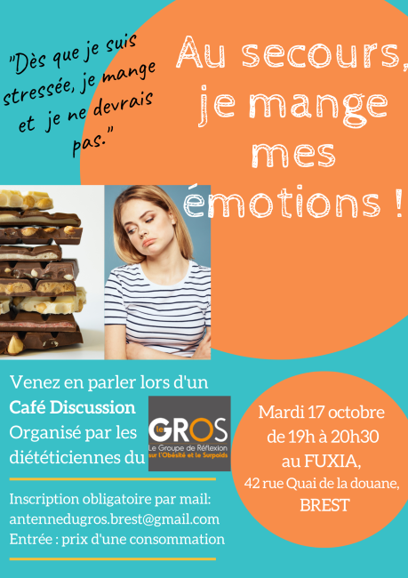 Café discussion Au secours je mange mes émotions