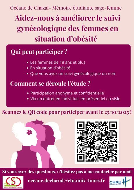 Enquête sur le suivi gynécologique des femmes en situation d'obésité Enquête sur le suivi gynécologique des femmes en situation d'obésité